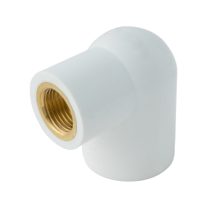 Red. Brass Elbow