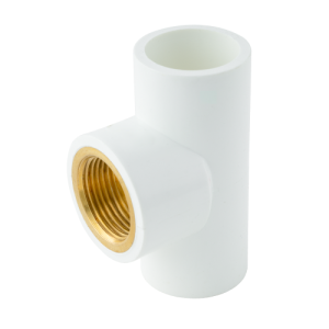 Red. Brass Elbow